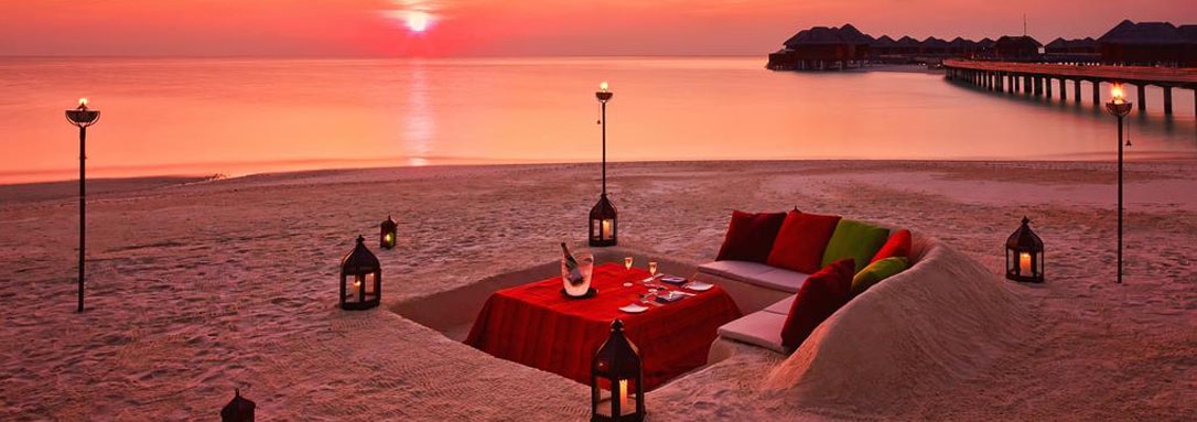 馬爾地夫旅遊-胡瓦芬島-沙灘浪漫晚餐