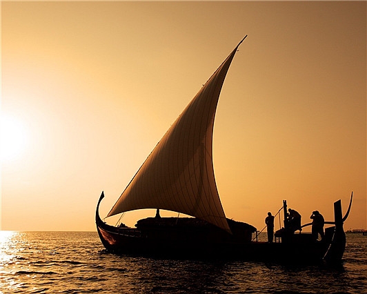 馬爾地夫旅遊-巴洛斯島-夕陽
