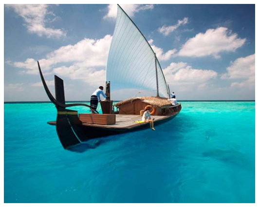 馬爾地夫旅遊飯店推薦-艾瑪瑞渡假村-多尼船