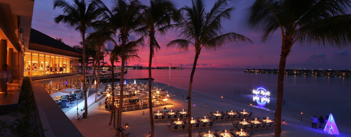 自由活動→前往機場島換乘快艇前往渡假島→渡假島自由活動(HB早晚餐)