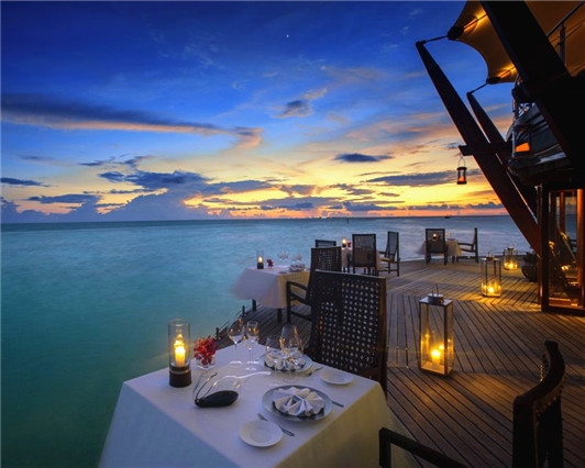 馬爾地夫旅遊-巴洛斯島-浪漫晚餐